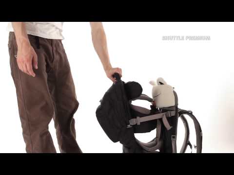VAUDE - Adjusting seat height - Shuttle Child Carrier (DE/EN)