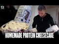The Best PROTEIN Cheesecake Recipe! (60g Protein, 3g Fat)