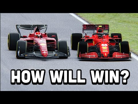 Ferrari F1 2022 vs Ferrari F1 2021 - Imola GP (WHO WILL WIN 🤔 )