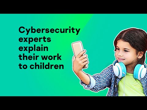 Cybersecurity experts explain their work to children