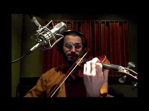 playing Ólafur Arnalds - Árbakkinn - Violin tribute to Iceland