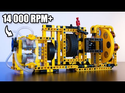Making the FASTEST Lego Air-Powered Engines!