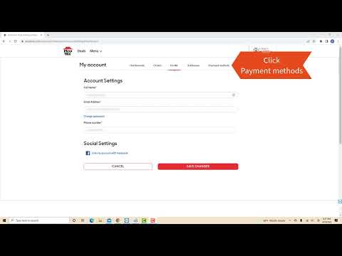 How to Add a Payment Method on Pizza Hut