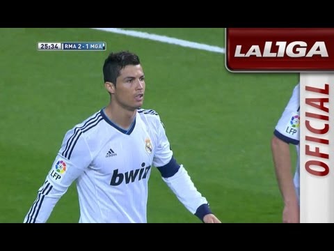Gol de Cristiano Ronaldo (2-1) en el Real Madrid - Málaga CF - HD