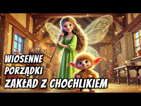 🧚‍♀️🌸 Wiosenne porządki, zakład z Chochlikiem - Audiobook dla dzieci - Bajka do słuchania 🎧