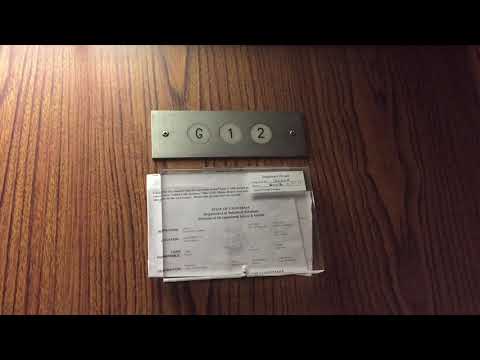 AWESOME 1984 OTIS GAL Hydraulic Elevator @ 828 Prospect Street, La Jolla, CA