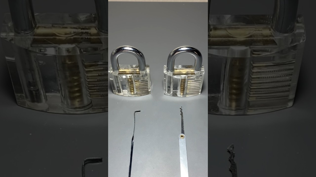 Simple and easy lock picking #shorts #lockpicking