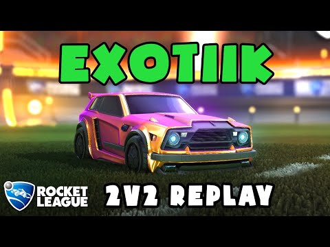 ExoTiiK Ranked 2v2 POV #205 - ExoTiiK & zen VS ThO. & Jup - Rocket League Replays
