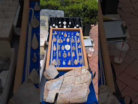 Santa Barbara State St market #crystals #gemstone #handmade #jewelry #gems #santabarbaracalifornia