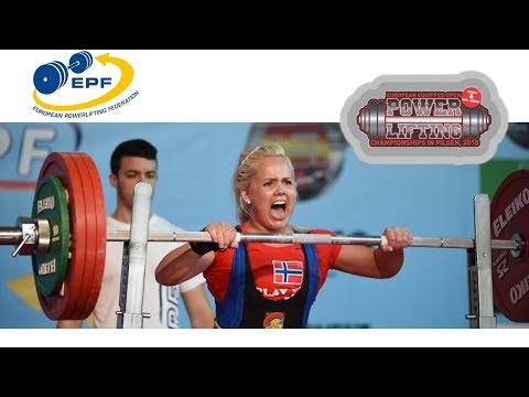 Junior Women, 72 to 84+ kg - European Equipped Powerlifting Championships 2018