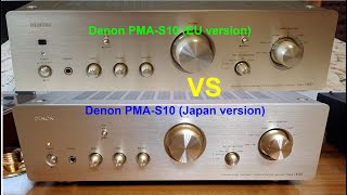 Denon PMA-S10 обзор и сравнение (Japan VS Europe)