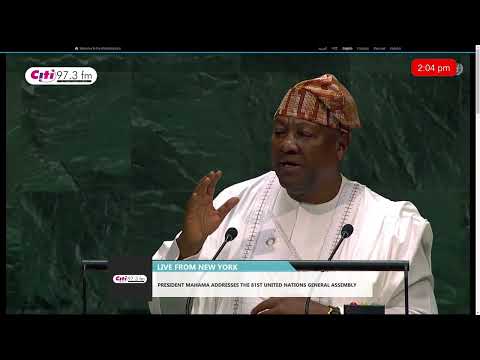 Mahama Demands Climate Justice for Vulnerable Countries