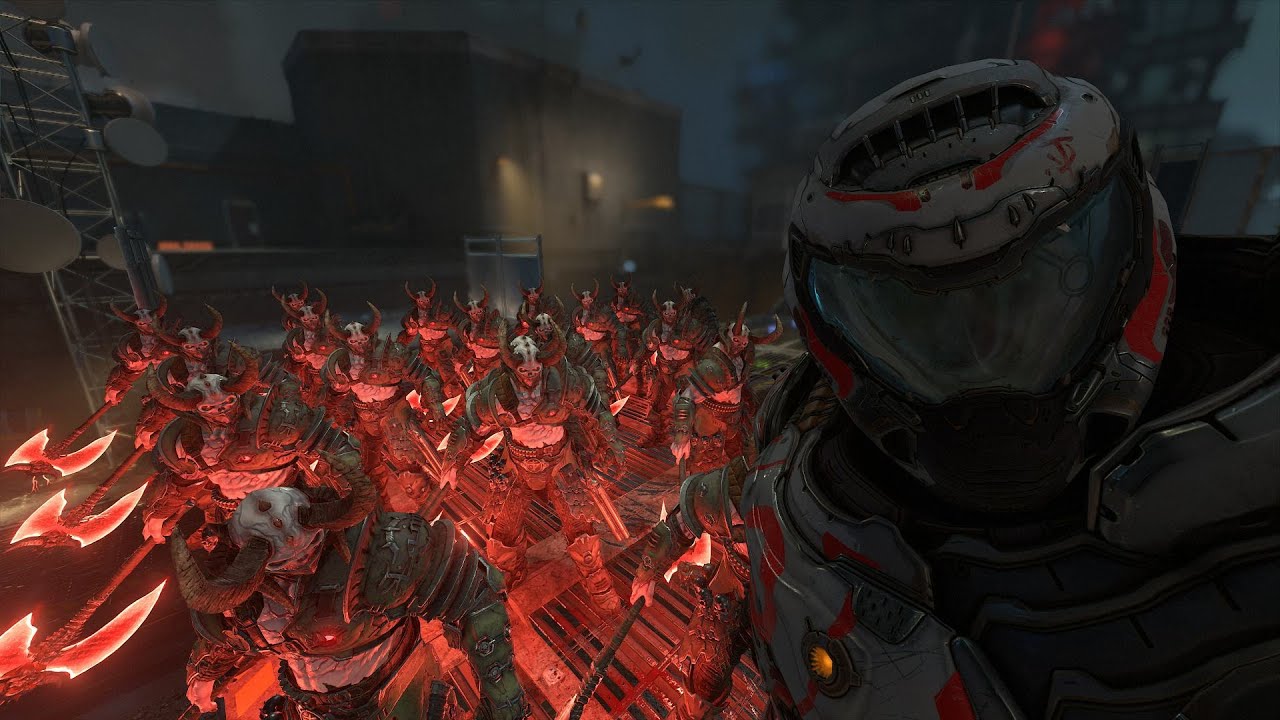 doom slayer vs 20 marauders