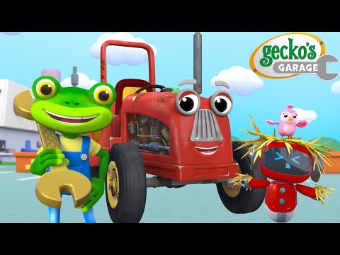 Trevor the Tractor Gets a Gear Repair! | Gecko's Garage 🚚| Cartoons For Kids | Toddler Fun Learning