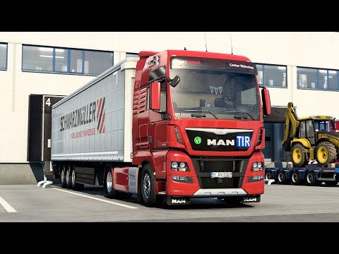 ETS2 1.41 - ProMods 2.56 - MAN TGX 18.480 - Trip: Daugavpils - Warsaw