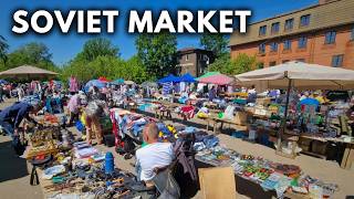 Russian TYPICAL Street Market:  Saltykovskaya Flea Market