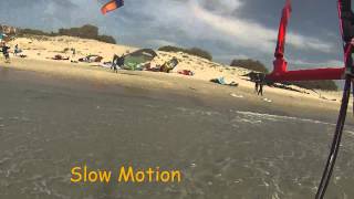 preview picture of video 'Kitesurfing Accident in Sdot Yam'