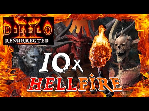 HELLFIRE 3.4K Subs SPECIAL!! Identifying 10x Torches!  - Diablo 2 Resurrected