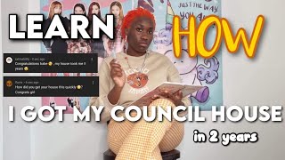 HOW I  GOT MY COUNCIL HOUSE QUICKER THAN OTHERS| support worker| adaptation #councilhouse #movingin.