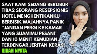 Download lagu ＂DON'T ENTER YOUR ROOM!＂ THE HOTEL RECEPTIONIST WHISPERED WARNING ME 10 MINUTES LATER I HEARD mp3