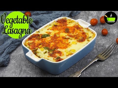 Vegetable Lasagna Without Oven | Homemade | Easy Bread Lasagne | How To Make Vegetable Lasagna