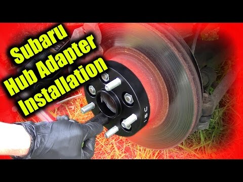 Subaru Hub Adapter Installation