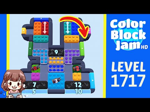 Color Block Jam Level 818 (1717) Solution Walkthrough