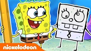 DoodleBob Comes to Life! ✏️ Ft. SpongeBob SquarePants | #TBT