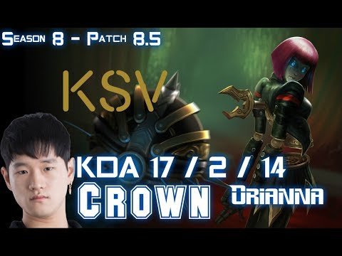 KSV Crown ORIANNA vs AHRI Mid - Patch 8.5 KR Ranked