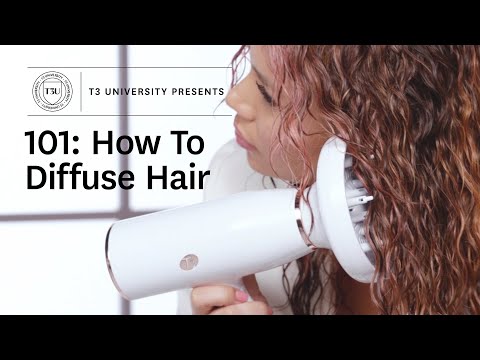 How To Use a Diffuser To Enhance Curls and Add Volume...