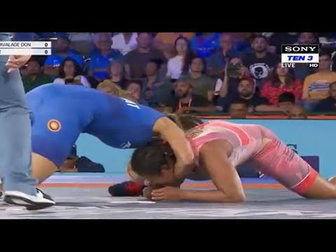 Vinesh Phogat wrestling winning gold🥇 medal CWG2022 moments #cwg2022