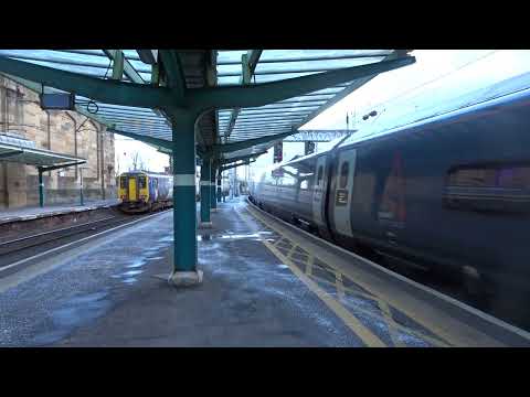 The Class 156 NORTHERN No.156469 & Class 390 Avanti West Coast No.390148 is both leaves at Carlisle.