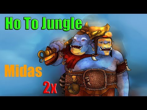 DoTa 2 How To Jungle Ogre Magi FAST Midas Patch 7.21