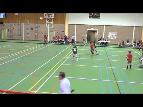 HCP JC1 - Cartouche JC2 23 januari 2011 HCP wedstrijd verslag zaalhockey Hockey Vereniging Pijnacke