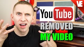 YOUTUBE REMOVED MY VIDEO?!
