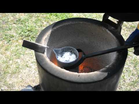 Melting Scrap Aluminum into Ingots
