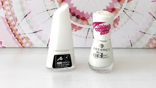 French Nail Nagellack Test - Essence the gel nail polish und Manhattan pro french tip whitener