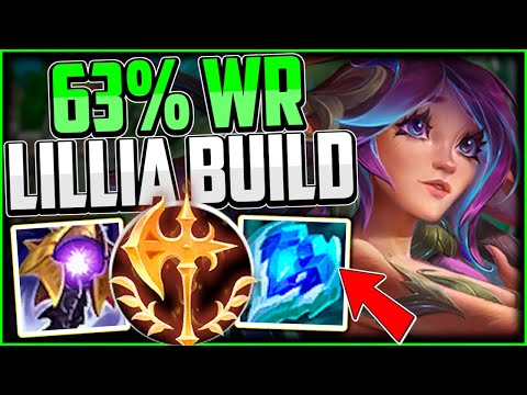 EASY 63% Win Rate LILLIA BUILD IS LEGIT FUN AF + Best Build/Runes | Lillia Guide - League of Legends