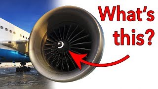 What is that SPIRAL in the Jet Engine?