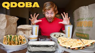 Erik's FIRST Time Eating Qdoba's Fast Food!