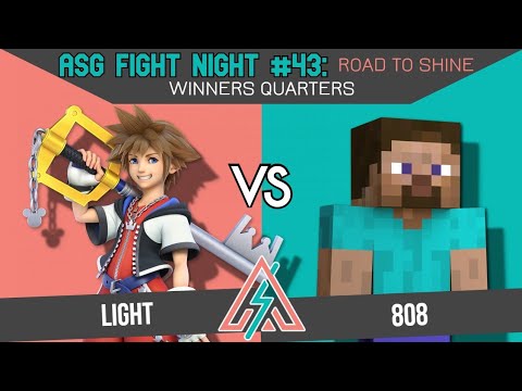 ASG 43: Road to Shine WINNERS ROUND 3 - Light (Sora) vs 808 (Steve)