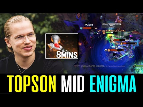 Topson ENIGMA Mid Lane - 200 IQ BUILD DOTA 2