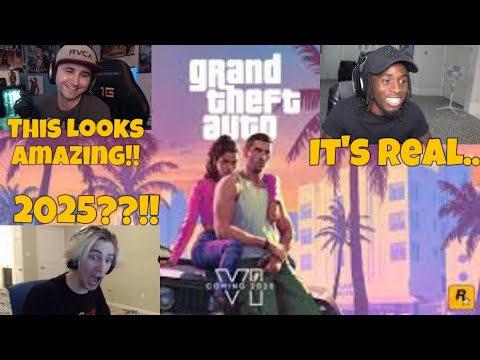 STREAMERS REACT TO THE GTA 6 TRAILER!
