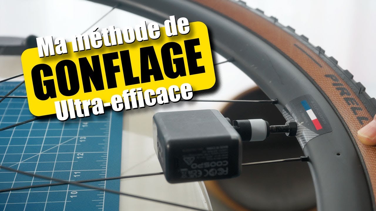 GONFLER ses PNEUS de vélo efficacement