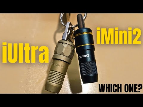 Olight iMini2 vs iUltra: Keychain EDC Battle! 