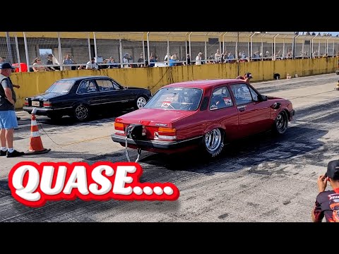 QUASE SE PERDEU A 200KM/H 😧 Autódromo Internacional de Santa Cruz do Sul 🏁🚦 201m NO PREP... racha!
