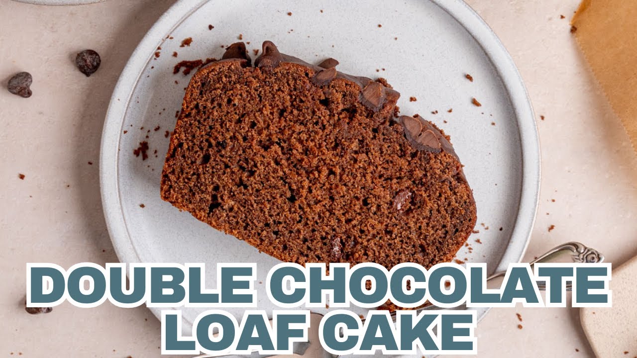 Easy Double Chocolate Loaf Cake (So Moist & Rich!)