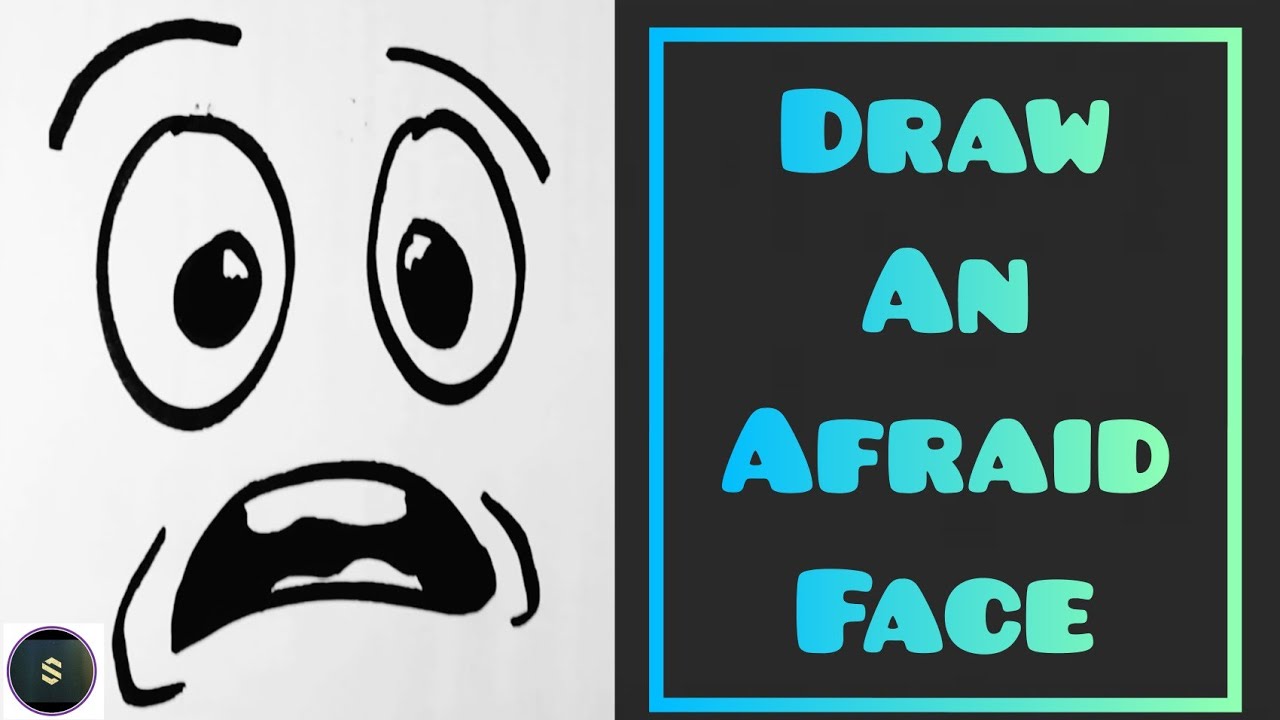 Draw an AFRAID FACE | FACE DRAWING | @PuneriArtist @Shorts #Shorts