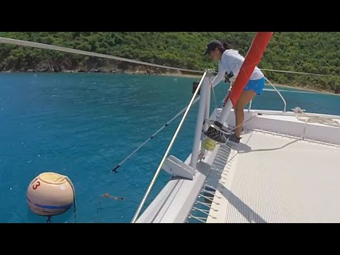 How to Moor a Boat ~ Sailing in the British Virgin Islands ~ Ep. 108