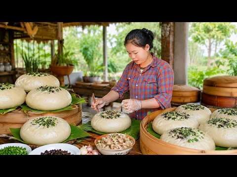Cassava Cake Making Process From Harvest to Finish | Homemade Traditional Cakes | Simple Life